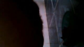 Amateur wife caught pooping in the toilet