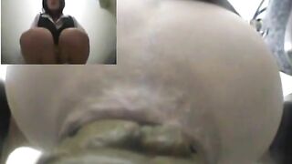 Hot Japanese and her thick hard turd