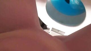 Pink pussy lovely lady poops