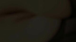 Beautiful babe in stockings teasing and pooping