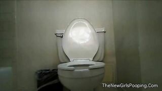 Cute chubby hot teen girl pooping