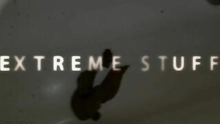 Tattooed booty poops