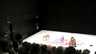 Pooping on the stage