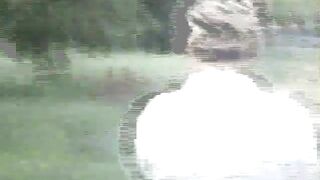 Amateur brunette girl poops in the garden