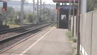 Pooping in the bus stand