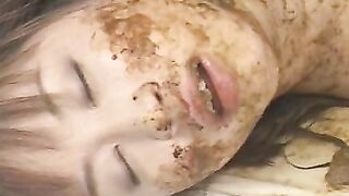 Eating shit while getting hammered