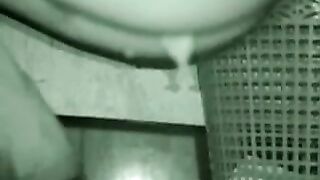 Young scat girl pooping in toilet