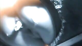 Pretty Asian babe caught pooping