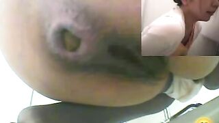 Japanese hot teacher huge poop