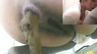 Japanese hot teacher huge poop