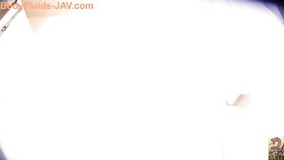 Sexy hot Japanese babe pooping in toilet