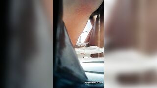 Pooping girl hidden cam