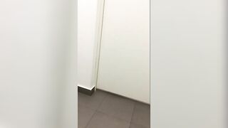 Public Restroom filled with heavy shit