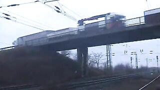 Poop on the train track
