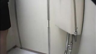 Dark pooping Asian hole