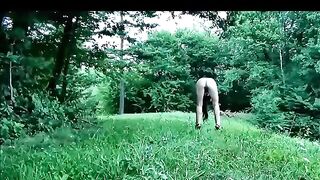 Nice poop on the green grass