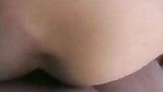 Dirty dildo and big cock in her pooping asshole