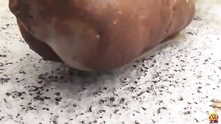 Cute Japanese schoolgirl pooping on the floor