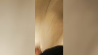 Chick with pink booty hole teasing and pooping