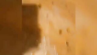 Sexy ebony slut pooping show