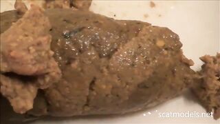 Messy stinky poop on the floor