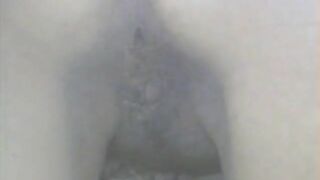 Granny pooping and pissing closeup