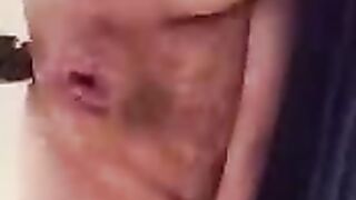 Dirty pussy and tasty shitting hole