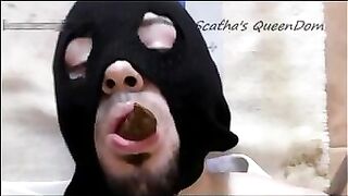 Wife poops in the mouth of hubby