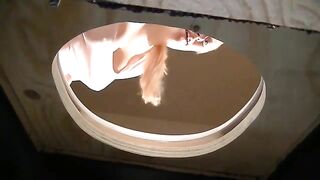 Cute lovely round ass covered in shit