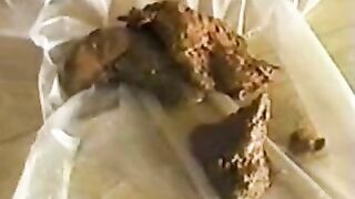 Japanese scat and piss on the couch