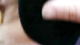 Wife in stockings gets drilled in doggy style