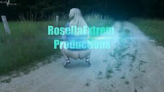 Tattooed bitch poops on her slave