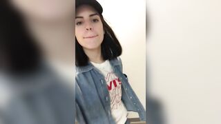 Cute Teen pooping on the floor