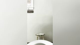 Fingering her sweet pooping asshole