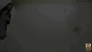 Thick hairy pussy Japanese girl poops