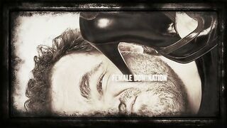 Gothic sexy babe pooping