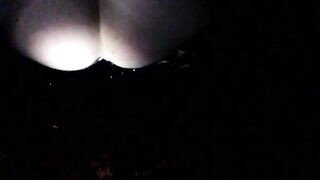 Pooping in the park at night