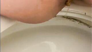 Slutty girl long poop