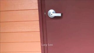 Outhouse Girl Caught Pooping