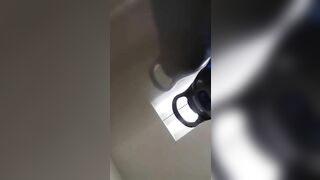 Cheeky amateur lady poops