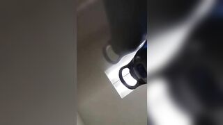 Cheeky amateur lady poops