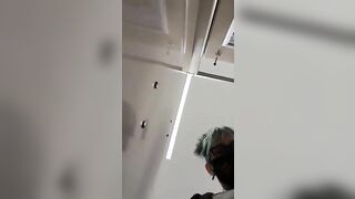 Hot tattooed slut poops