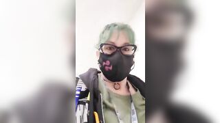 Pretty ass milf pooping on her cell phone