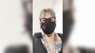 Mature nerdy mommy poops