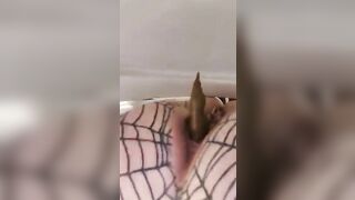 Naughty milf poop hot closeup