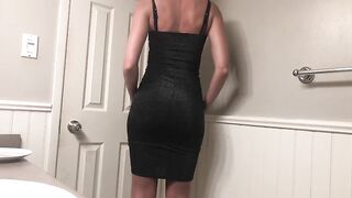 Sexy doll babe and creamy shit on a plate