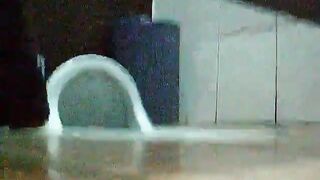 Amateur girl and dirty poop