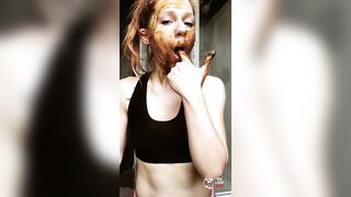 Panty poop and shit eating