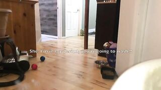 Messy scat fuck with horny wife