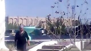 Dirty piss and poop from fat lady